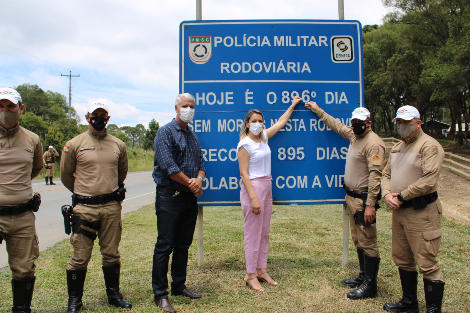 PMRv estabelece novo recorde histórico de dias sem morte na SC-114